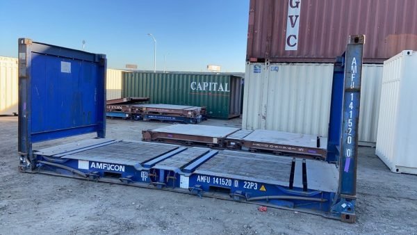 20ft-flat-rack 20Ft X 8Ft Used Flat Rack Shipping Containers