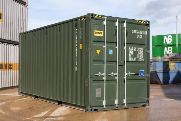 20ft-green-high-cube-1 20Ft Shipping Container (One Trip) – Dark Green