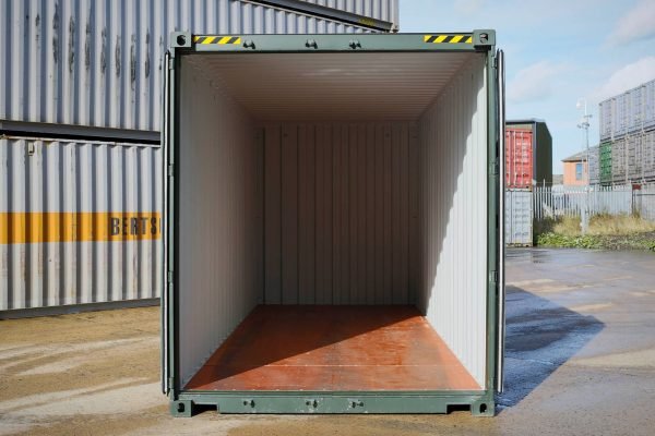 20ft-green-high-cube-2 20Ft Shipping Container (One Trip) – Dark Green