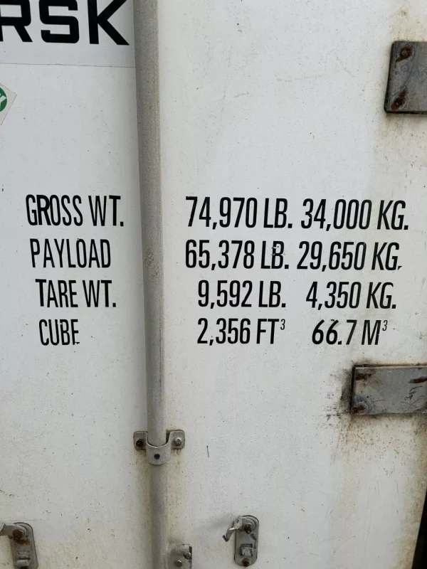 s-l1600-10-8 Maersk Used 40ft Cold Storage Reefer Container – Model CCR18060